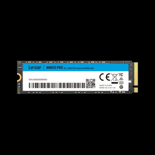 Lexar® NM610PRO M.2 2280 PCIe Gen3x4 NVMe SSD - Anigma